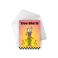 Thiệp "You Did It"