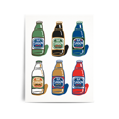 Bưu thiếp "Bia Sài Gòn"