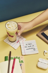 Set of 4 Lót Ly Vải "Reminder"