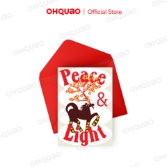 Thiệp "Peace & Light"