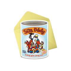Bưu thiếp "Sữa Đáđỳ"