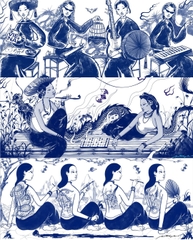 Lenticular Print Xuân Hạ Thu Đông Ver.2 “Đối Ẩm”