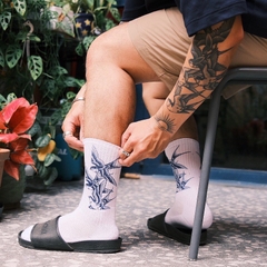 Graceful Wings Crew Socks by FISHE