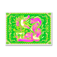 Tranh Riso A4 "The Gift" [MMMM07]