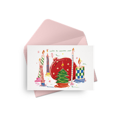 Thiệp "You're My Christmas Light"