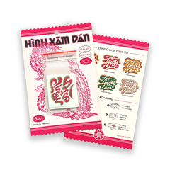 Nhãn dán Tattoo "Trộm vía"