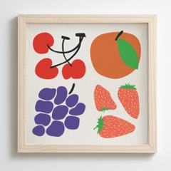 Tranh 20x20cm "Fruity"