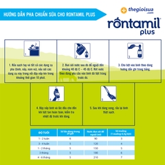Rontamil Plus 1 400g cho bé 0-6 tháng
