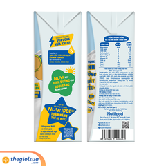 Sữa Tươi Lên Men Tiệt Trùng NUVI Vị Nguyên Bản 4x100ml