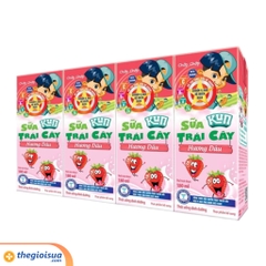 Sữa trái cây Lif Kun hương dâu 180ml