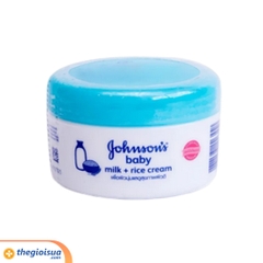 Kem dưỡng da Johnson & Johnson Baby Milk+Rice 50g