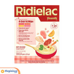 Bột Ăn Dặm Ridielac Gold 4 gói vị mặn 4*50g