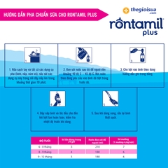 Rontamil Plus 2 800g cho bé 6-12 tháng