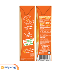 Sữa tươi trái cây tươi Nuvi cam hộp 180ml