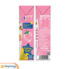 Sữa Tươi Lên Men Tiệt Trùng NUVI Vị Dâu 4x170ml