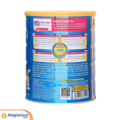 Sữa bột Nutricare Metacare 0+ 800g (Xanh) từ 0-12 tháng