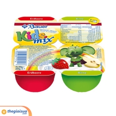 Phô mai hoa quả Kids Mix vị dâu lê