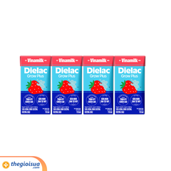 Sữa uống dinh dưỡng Dielac Grow Plus Hương Dâu 110ml