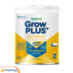 Sữa bột Grow Plus+ colostrum Lactoferrin 2+ 800g (từ 2 tuổi trở lên)