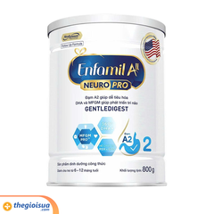 Sữa Enfamil A2 NeuroPro số 2 800g (Infant Formula, 6-12 tháng)