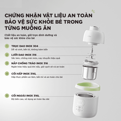Máy xay nấu thức ăn 0.35L Bear BFM-045KN