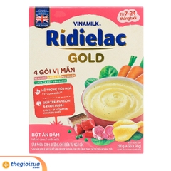 Bột Ăn Dặm Ridielac Gold 4 gói vị mặn 4*50g