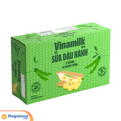 Sữa Đậu Nành Vinamilk ít đường hộp 180ml