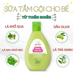 Sữa tắm Sochu BEBÉ - Baby wash 2 in 1 (200ml)