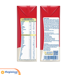 Sữa Pha Sẵn GrowPlus+ Vị Dâu sữa Hộp 110ml