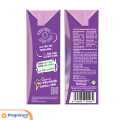 Sữa tươi trái cây tươi NuVi Nho Hộp 110ml