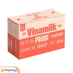 Sữa chua uống men sống Hương Đào ít đường VNM Probi 130ml