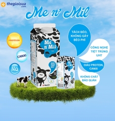 Sữa tươi tiệt trùng Me n' Mil UHT Natural Milk 1,5% 1Lít