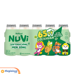 Sữa chua uống men sống Nuti chai 65ml