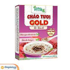 Cháo tươi GOLD - Thịt bò & đậu đỏ 240g