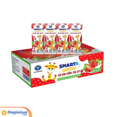 Sữa dinh dưỡng trái cây Smarta Grow hương dâu 4x180ml