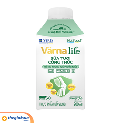 Thực Phẩm Bổ Sung Sữa Tươi Công Thức VARNALIFE (XANH) hộp 200ml