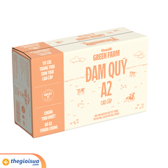Sữa tươi tiệt trùng nguyên chất Green Farm A2 180ml