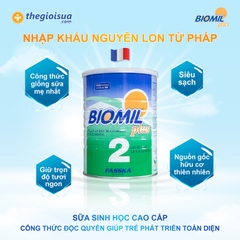 Sữa bột Biomil Plus 2 800g cho bé trên 6 tháng