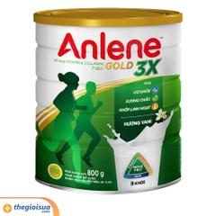 Sữa bột Anlene Gold 3X hương Vani 800g