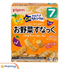 Bánh Ăn Dặm Pigeon vị khoai lang, bí đỏ 7M+