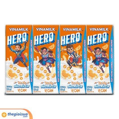 Sữa trái cây Vinamilk Hero vị cam 180ml
