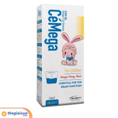 CéMega Syrup 100ml - Thực phẩm bổ sung tăng cường sức khoẻ não bộ trẻ em