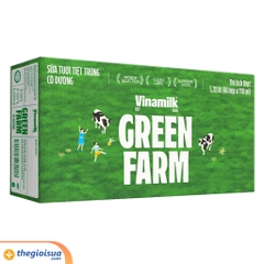 Sữa tươi tiệt trùng có đường Vinamilk Green Farm 110ml