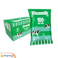 Sữa tươi tiệt trùng có đường Vinamilk 100% bịch 220ml