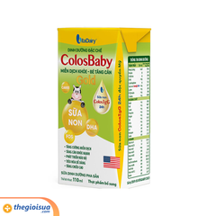 Sữa uống dinh dưỡng Colos Baby Gold 110ml, lốc 4 hộp (trên 1 tuổi)