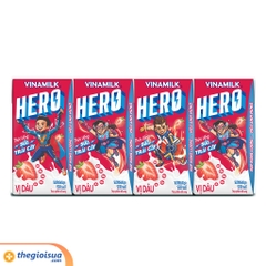 Sữa trái cây Vinamilk Hero vị dâu 110ml
