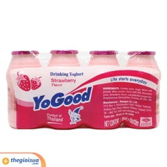 Sữa chua uống Tiệt trùng Yogood Hương dâu 85ml