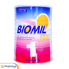 Sữa bột Biomil Plus 1 800g cho bé 0-6 tháng