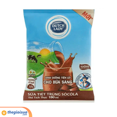 Sữa tiệt trùng CGHL Socola bịch 180ml - thùng 24 bịch