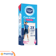 Sữa tiệt trùng Dutch Lady Cao khỏe Hương Dâu 170ml